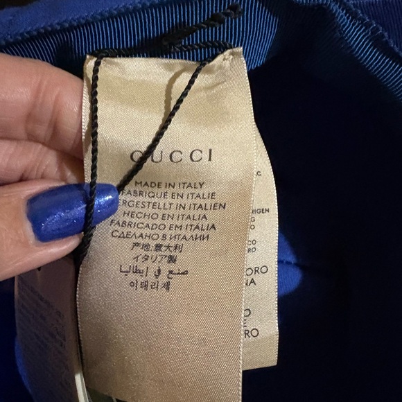 Gucci Blue Cap with White Accents - Picture 4 of 4